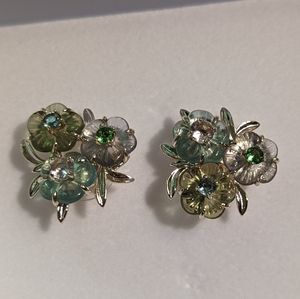 NEW Nichola Bathie Glass Flower Cluster Earrings $149